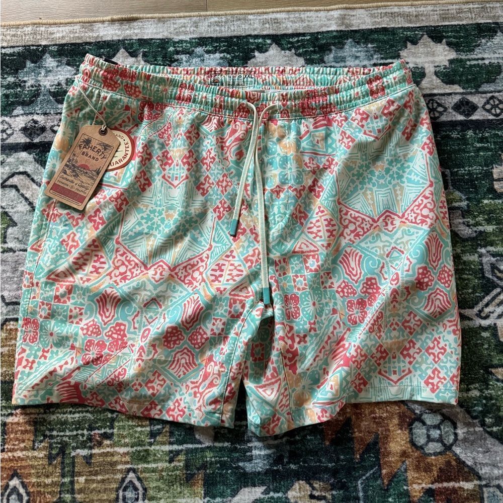 Faherty Shorelite Active Swim Short (7" Inseam) NWT
